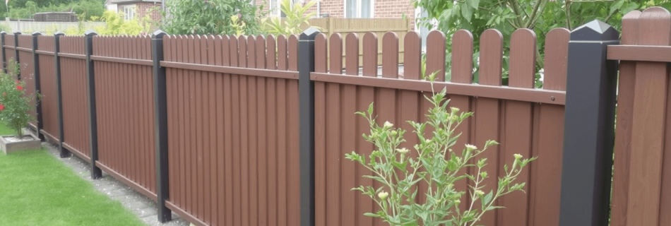 WPC composite fencing for garden