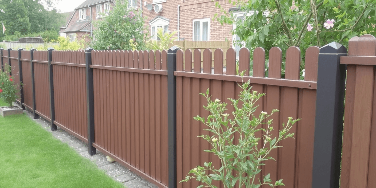 WPC composite fencing for garden