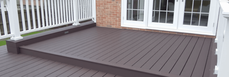 WPC decking installation